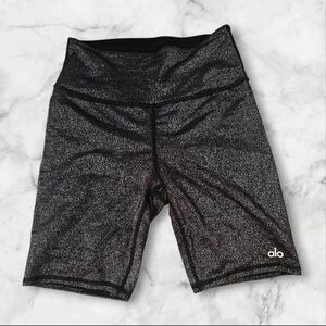 Alo Yoga Black Sprakle Shorts Size XS